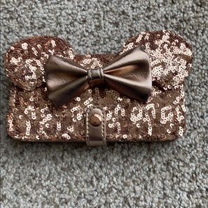 Disney Rose Gold iPhone case and card holder